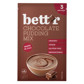 Chocolade pudding bio
