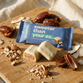 Treatfuls witte chocoladereep met kokos & amandel