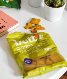 Quinoa crackers tomaat & basilicum
