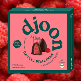 Dadelpralines raspberry cream