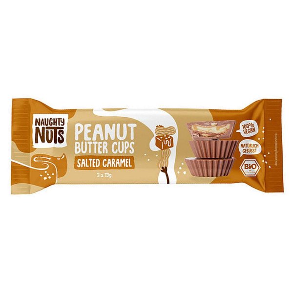 Chocolade cups gezouten karamel