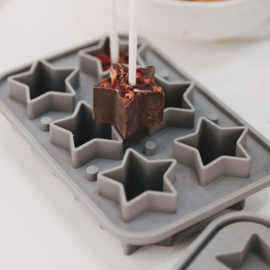 Siliconen ijsblokvormpjes sterren