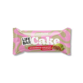 Lifebar cake aardbei - karamel - matcha