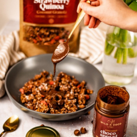 Quinoa granola met aardbeien 220g