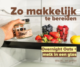 Overnight oats hazelnoot & cacao