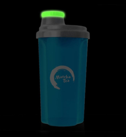 Matcha shaker aqua blauw