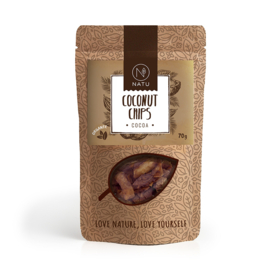 Kokoschips met cacao bio 70 g