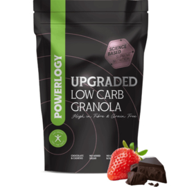 Low carb granola chocolade & aardbeien Powerlogy 350g