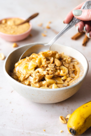 Super ontbijt banaan & pindakaas