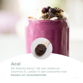 Biologische acai poeder