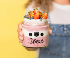 Glas voor overnight oats