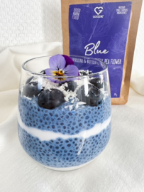 Blauwe spirulina & kittelbloem poeder