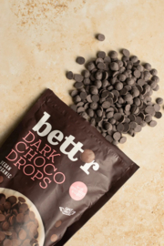 Chocolade druppels met kokosbloesemsuiker