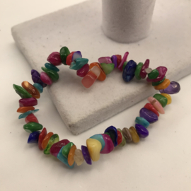 donkere cats eye armband