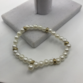 6 mm acryl parel armband