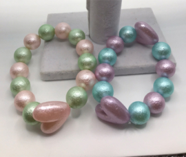 pastel armband 16-17 cm