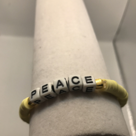 peace heishi armband