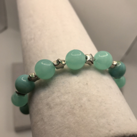 blauw groene armband