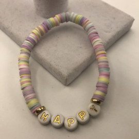 happy heishi armbanden
