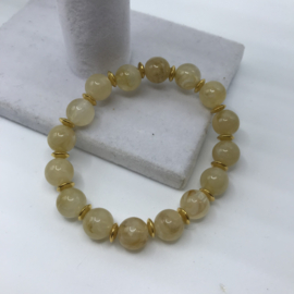 licht beige acryl armband