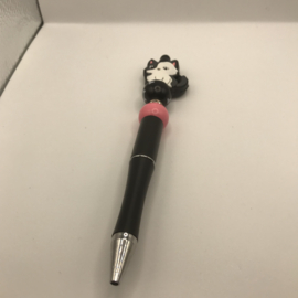 zwarte pen met poesje