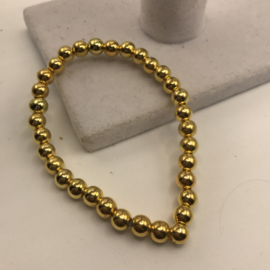 gouden kralen armband