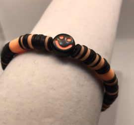 smiley zwart 17-18 cm