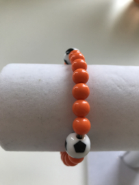 oranje armband 17-18 cm
