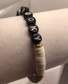 spooky heishi armband