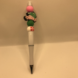 kerstpen met auto