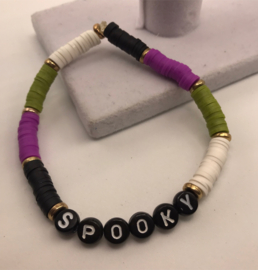 spooky heishi armband