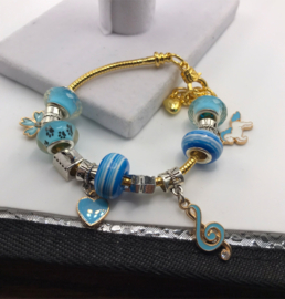 europese stijl blauw