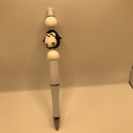 pinguin beaded pen