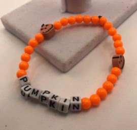 oranje pumpkin armband
