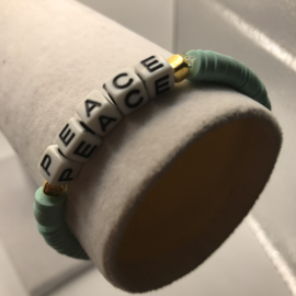 peace heishi armband