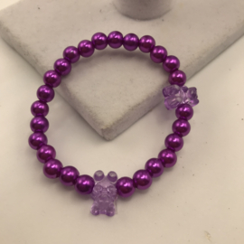 purple bear armband 15 cm