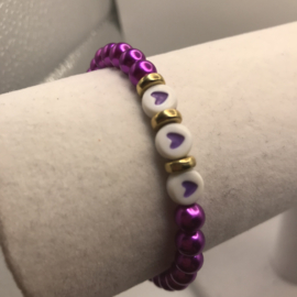 purple hart armband