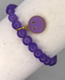 lavendel met smiley 17 cm