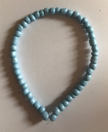 lichtblauwe armband 17 cm