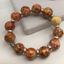 oranje armband 13 cm