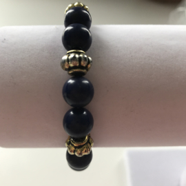 donker blauwe armband