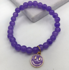 lavendel met smiley 17 cm