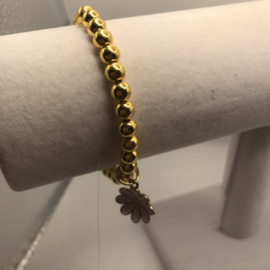 gouden kralen armband