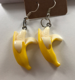 bananen oorbellen