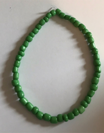 groene rocaille armband 17 cm