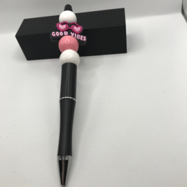 good vibes beaded pen
