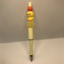 geel kuikentjes pen