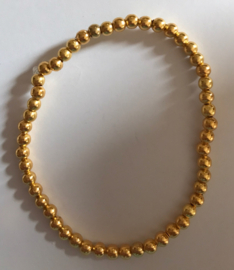 gouden rocaille armband 17 cm