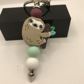 luiaard sleutelhanger