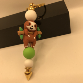 luiaard sleutelhanger